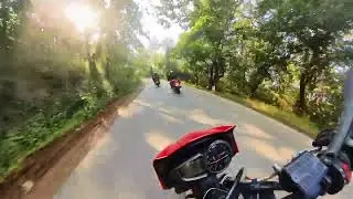 Riding Through Goa&rsquo;s Forest Roads | Street Triple, GT 650, Himalayan 450 & CB300| Raw Sound