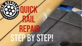 Fix Your Surfboard Rail Ding Like a Pro – Easy DIY Repair!