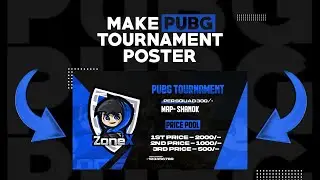 How To Make PUBG Tournament Poster (banner) on android | Pubg tournament Banner Tutorial | Pubg