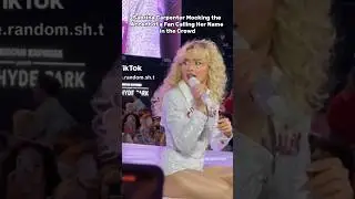 Sabrina Carpenter Mocking the Accent of a Fan Calling Her Name in the Crowd🥹 #sabrinacarpenter
