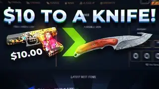 10$ TO A KNIFE?! (PANDASKINS CASE OPENING)