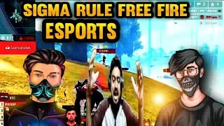 SIGMA RULE FREE FIRE COMPILATION IN TOURNAMENT😱 || SIGMA RULE IN ESPORTS FF 🔥