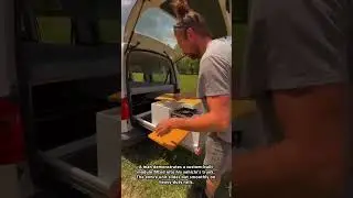 Compact Slide Out Camper Van Kitchen