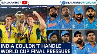After Rohit Sharma's Dismissal, India Couldn't Handle World Cup Final Pressure | #SalmanButt | SSIA