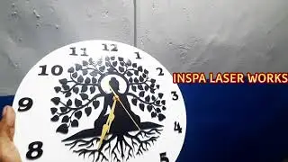 3D Buddha Wall Clock Laser Artwork - INSPA TECHNOLOGY