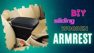 Wooden Armrest for cars / Custom Sliding Armrest [Center Console]
