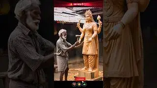 Maa durga status 🚩🙏 #bhakti #art #saraswati #shorts part - 47