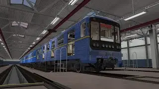 Поїздка на 81-717.5 СПЛ по лінії Мінського метро з пониженою швидкістю в Night Metrobud UA