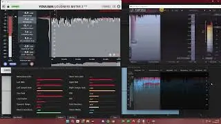 Comparison of LUFS and true peak metering inside foobar2000