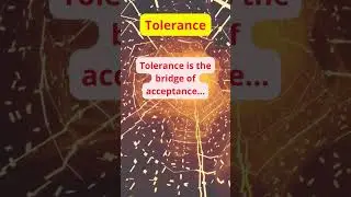 Embrace Diversity: The Power of Tolerance. #Tolerance #Diversity #UnityInDiversity #Acceptance