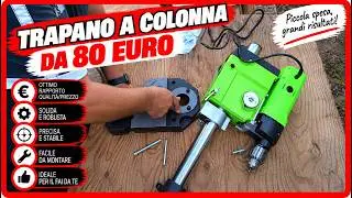 Unboxing e recensione di un trapano a colonna da 80 Euro: vale il prezzo?