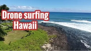 Surfing Kauai in 4K Dji Phantom 4 Pro
