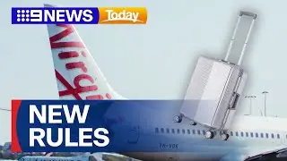 Virgin carry-on bag changes with new weight limits | 9 News Australia