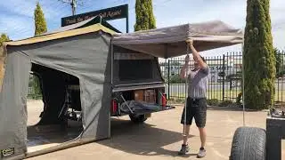 Easy Tent set up with extra room for your kids!