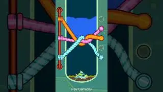 Save the Fish Mobile Game Level 367 - Pull the Pin Gameplay