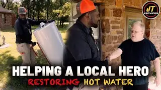 We Surprised a Local Veteran With a New Water Heater | JT Services