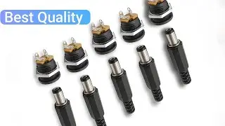  DC Power Connector for Battery, CCTV, LED Strip | DC Cable Adapter, Socket for DIY Projects