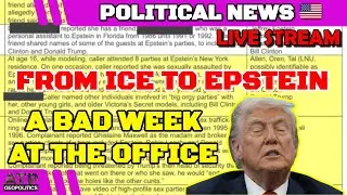 Chaos in the hite House: From Ice to Epstein 🔴LIVE STREAM