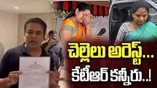 MLC Kavitha Arrest- KTR Crying | Harish Rao Emotional | ED Arrest Kavitha | KCR | Wild Wolf Digital