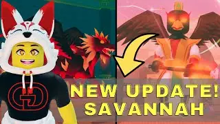 This Is Why You Should See The New Map - SAVANNAH In Weapon Fighting Simulator Update 23 Roblox