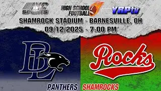 Buckeye Local Panthers vs Barnesville Shamrocks HS Football 09.12.2025