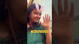 😍First Mini Vlog - 🔥Girivalam Polama? #shorts || Preetha Vibes