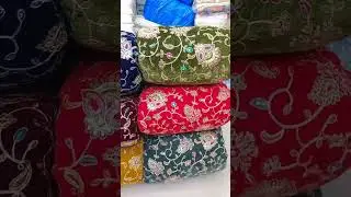 Velvet 9000 Embroidered Fabric | Available on IndiaMART
