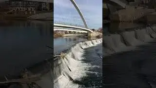 Des Moines River Dam - Downtown Des Moines #iowa #dsm #river