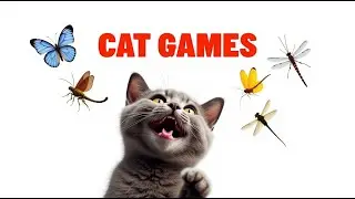 고양이 게임 마우스 광기 & 곤충의 즐거움 🐛 Game For Cat 🐾 Vol 103 | 4K 60 FPS