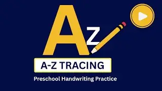 How to trace A to Z for toddlers| Learn Alphabets with Picture Reveal ABC for kids| A to Z Alphabet
