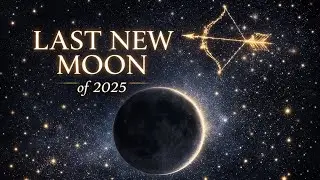 The Last New Moon of 2025 Is Here 🌑 Why This Sagittarius Moon Sets the Tone for 2026