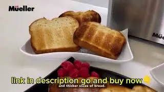 Mueller UltraToast Full Stainless Steel Toaster 4 Slices | Mueller Steel Toaster | Take The Stuff