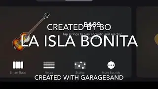 La isla bonita ~ Madonna GarageBand Smart Strings With 240 Bpm @garagebandcovers729 