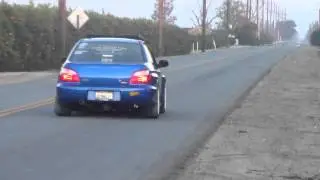 2005 Wrx Sti Blast pipe test