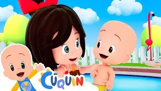 Swim Safety song  | Cleo and Cuquin Nursery Rhymes for Kids