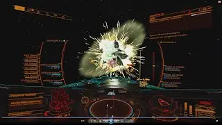 Elite Dangerous Gameplay: Destruyendo un Thargoid Cyclops en 1 minuto en un asentamiento bajo ataque