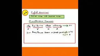 English grammar AV and PV miscellaneous types Tamil #englishgrammar #shortstamil