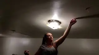WATCH ME WORK A LITTLE BIT FASTER | CEILING PREP, PAINT, & FAN