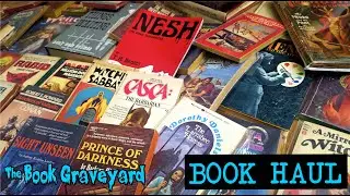 BOOK HAUL for Sept- vintage paperbacks- pulps- horror- ninjas- gothics-
