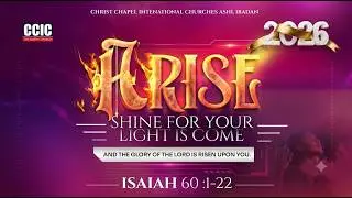 Tuesday Service || 20th January 2026.