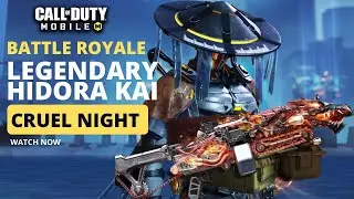 Legendary Hidora Kai - Cruel Night with legendary chopper in call of duty mobile Battle Royale match