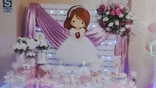 decoracion para bautizo para niña