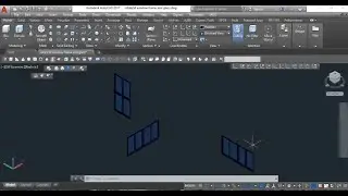 AutoCAD - How to create MIRROR 3D for glass and window frame for Civil in AUTOCAD