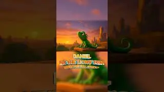 💛 &ldquo;Even YOU Can Pray,&rdquo; Daniel Told the Little Iguana 🦎 #FaithForKids #BibleStories #AnimatedBible