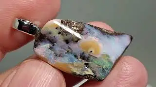 Boulderopal mit 925 SS &Ouml;se 001254 a