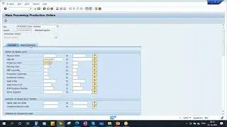 Video 29   SAP S 4HANA Production Planning PP module training   Mass processing and Automation