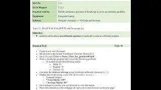 Class IX CS Practical 8 AKUEB 2025 onwards