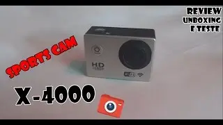 Review Sports Cam x-4000 + TESTE