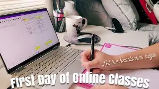 My First Day of Online College Classes