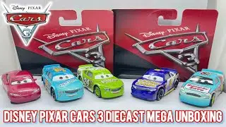 Disney Pixar Cars 3 diecast￼ mega unboxing - Mattel 2017 (From worst to best⁉️)